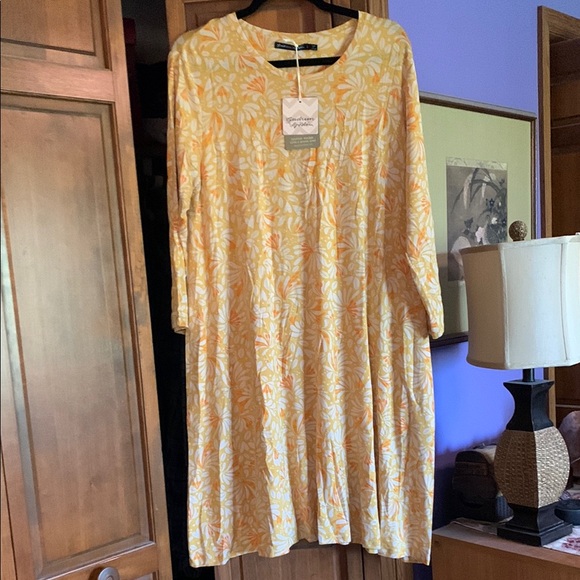 Gudrun Sjoden Dresses & Skirts - Floral Yellow Dress